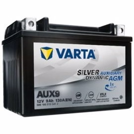 Varta AUX9 AGM Backup bilbatteri 12V 9Ah 509 106 013